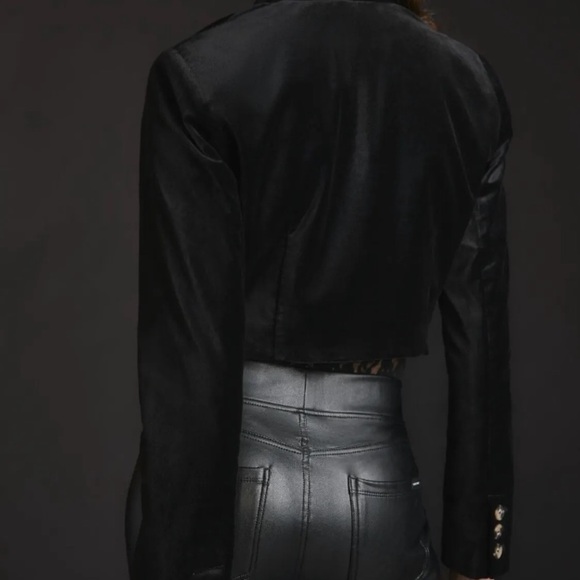 Anthropologie Velvet Tuxedo Jacket, new with tags, size 14 - Picture 2 of 7